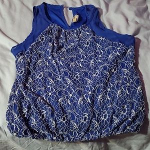 Kids girls blue shirt